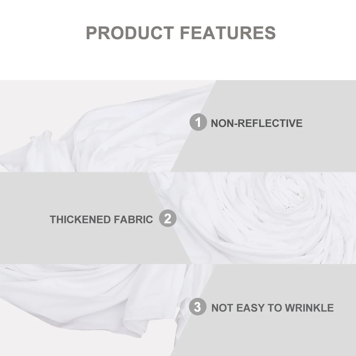 1Pcs Pure Color Photography Backdrop Cloth White Durable Photo Background for Studio Home Portrait Video Shoot
1Pcs Pure Color Photography Backdrop Cloth White Durable Photo Background for Studio Home Portrait Video Shoot
