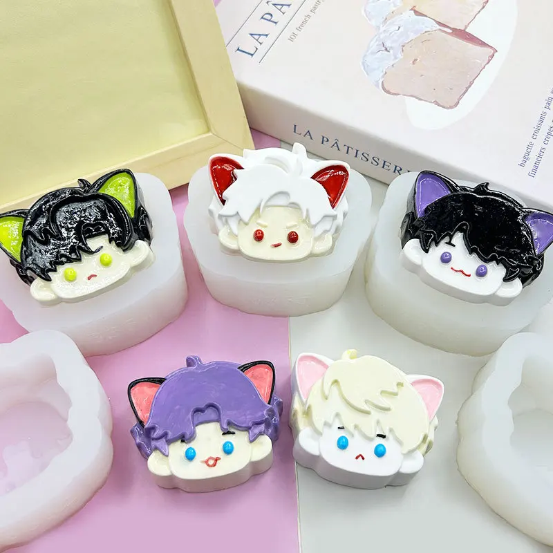 Love and Deepspace Cute Cartoon Character Squishy Silicone Mold Food Grade DIY Baking Mould for Chocolate Candy Cake Decoration
Love and Deepspace Cute Cartoon Character Squishy Silicone Mold Food Grade DIY Baking Mould for Chocolate Candy Cake Decoration