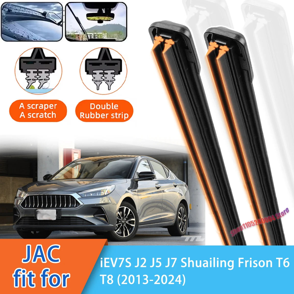 For Jaguar E Pace F TYPE S TYPE XE XF XJ X350 XK X Type Models Front Windscreen Wipers Double Rubber Car Wiper Blades Accessorie
For Jaguar E Pace F TYPE S TYPE XE XF XJ X350 XK X Type Models Front Windscreen Wipers Double Rubber Car Wiper Blades Accessorie