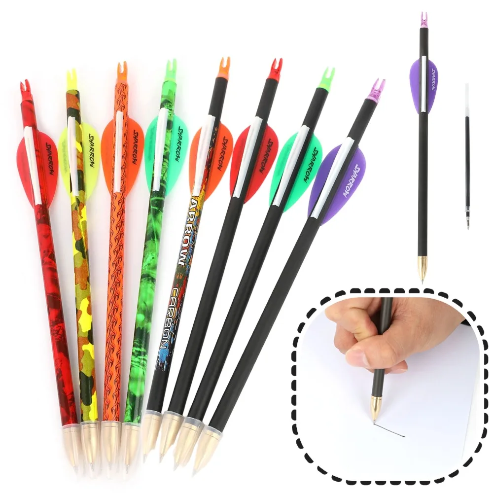 Novelty Black Write Arrow Pen 23.3cm Archery Themed Gift Archers Outdoorsmen Multiple Color Carbon Shaft with Replaceable Refill
Novelty Black Write Arrow Pen 23.3cm Archery Themed Gift Archers Outdoorsmen Multiple Color Carbon Shaft with Replaceable Refill