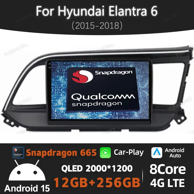 Автомобильное радио Android 15 для Hyundai Elantra 6 RHD 2015 2016 2017 2018 Multimidia Видеоплеер GPS NAVI 4G WIFI 2K Экран 360 Камера
Автомобильное радио Android 15 для Hyundai Elantra 6 RHD 2015 2016 2017 2018 Multimidia Видеоплеер GPS NAVI 4G WIFI 2K Экран 360 Камера