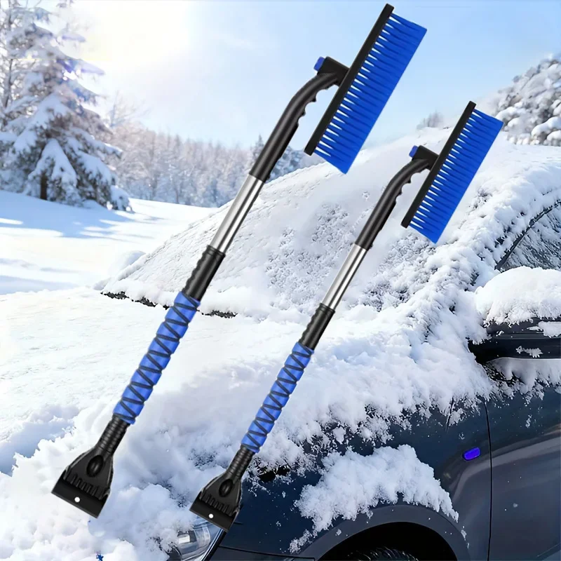 Многофункциональная зимняя лопата для автомобиля: для уборки снега, размораживания, удаления наледи, с двойной щеткой, выдвижной скребок для снега
Многофункциональная зимняя лопата для автомобиля: для уборки снега, размораживания, удаления наледи, с двойной щеткой, выдвижной скребок для снега
