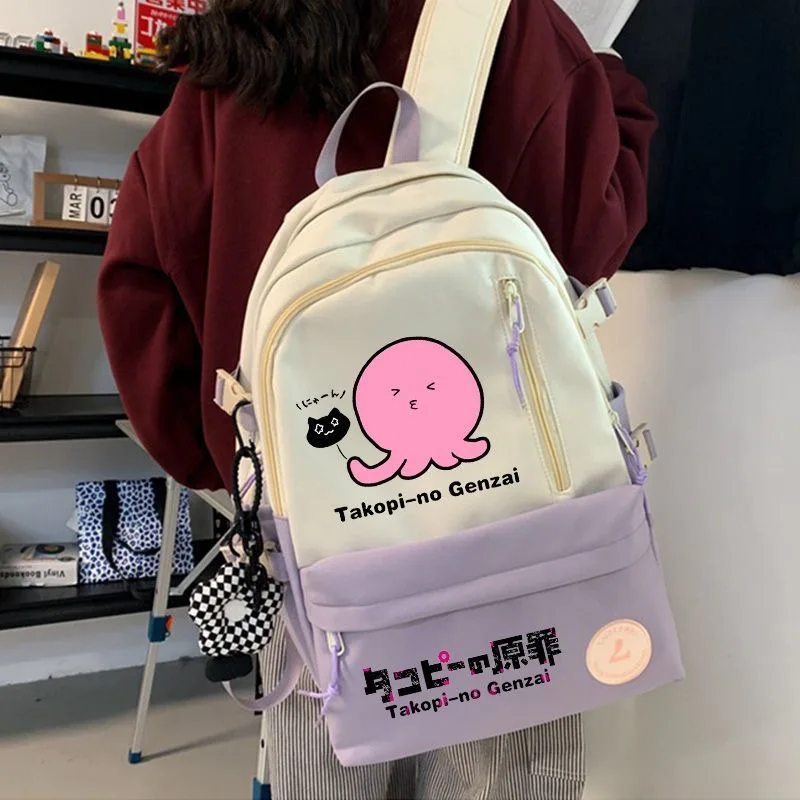 Оригинальный рюкзак Takopis Sin, милый Takopi Мультяшный студенческий школьный рюкзак для подростков Harajuku, модный дорожный рюкзак большой емкости
Оригинальный рюкзак Takopis Sin, милый Takopi Мультяшный студенческий школьный рюкзак для подростков Harajuku, модный дорожный рюкзак большой емкости