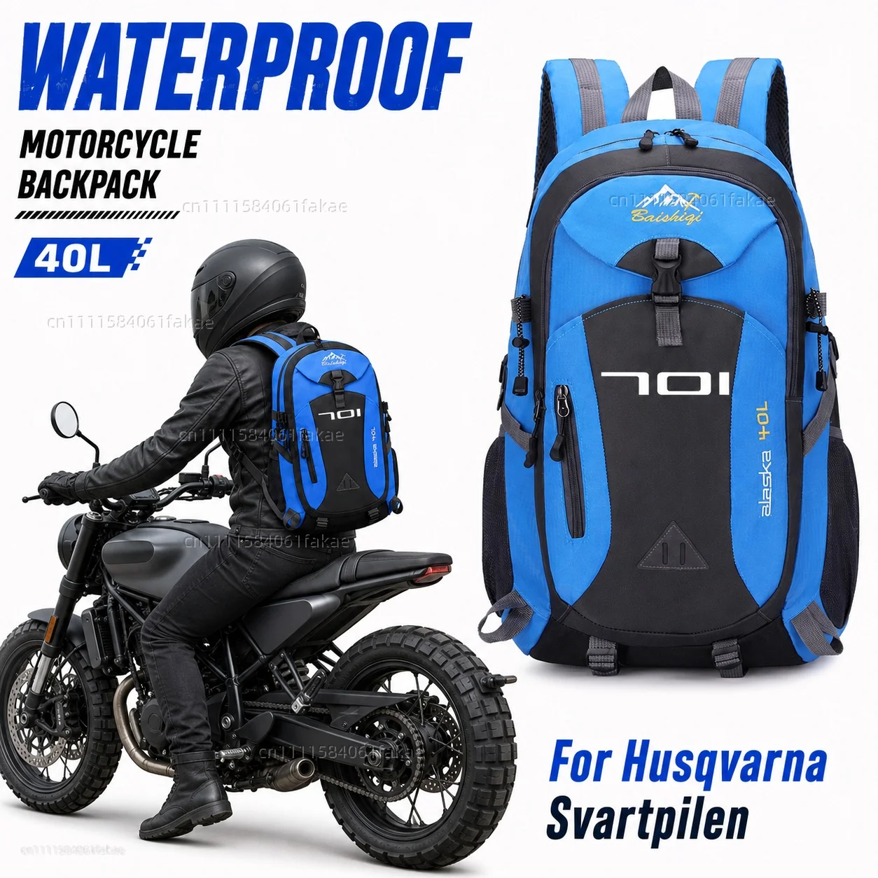 For Husqvarna Svartpilen 401 250 701 Motorcycle Backpack 40L Waterproof Travel Backpack Outdoor Hiking Camping Daypack
For Husqvarna Svartpilen 401 250 701 Motorcycle Backpack 40L Waterproof Travel Backpack Outdoor Hiking Camping Daypack