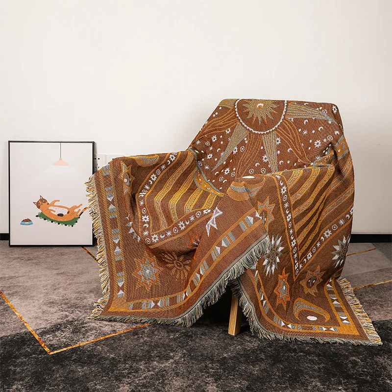 Tassel style Bohemian wind and sand hair cover blanket, cotton multi-purpose cover cloth, desktop decorative cloth
Tassel style Bohemian wind and sand hair cover blanket, cotton multi-purpose cover cloth, desktop decorative cloth