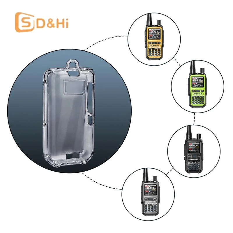 UV5RMINI Transparent Walkie Talkie Protector High Quality Silicone Drop Protection Dustproof Only For UV-5R Mini Radio
UV5RMINI Transparent Walkie Talkie Protector High Quality Silicone Drop Protection Dustproof Only For UV-5R Mini Radio