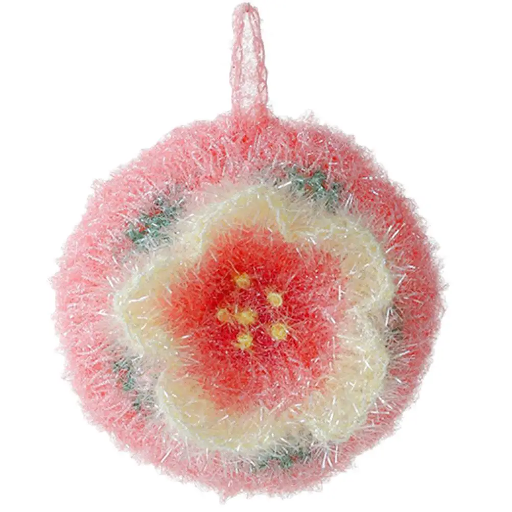 Flower Dish Towel Acrylic Polyester Yarn Absorbent Cleaning Cloth Kitchen Tableware Scrubbing Reusable Non Scratch Pad Sponge
Flower Dish Towel Acrylic Polyester Yarn Absorbent Cleaning Cloth Kitchen Tableware Scrubbing Reusable Non Scratch Pad Sponge