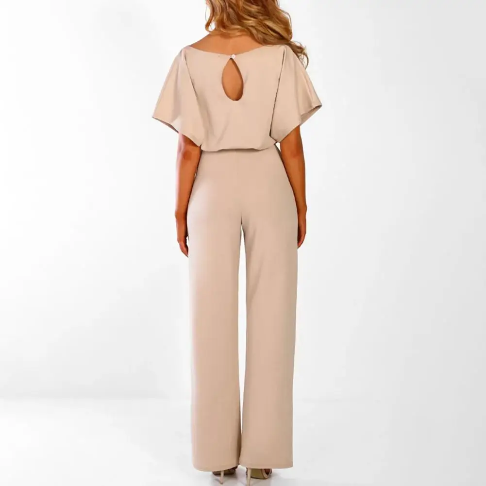 Women Loose Fit Jumpsuits Chic Belted Waist Jumpsuits Stylish Women's Short Sleeve Jumpsuit with Tie Waist Belt for Clubwear
Women Loose Fit Jumpsuits Chic Belted Waist Jumpsuits Stylish Women's Short Sleeve Jumpsuit with Tie Waist Belt for Clubwear