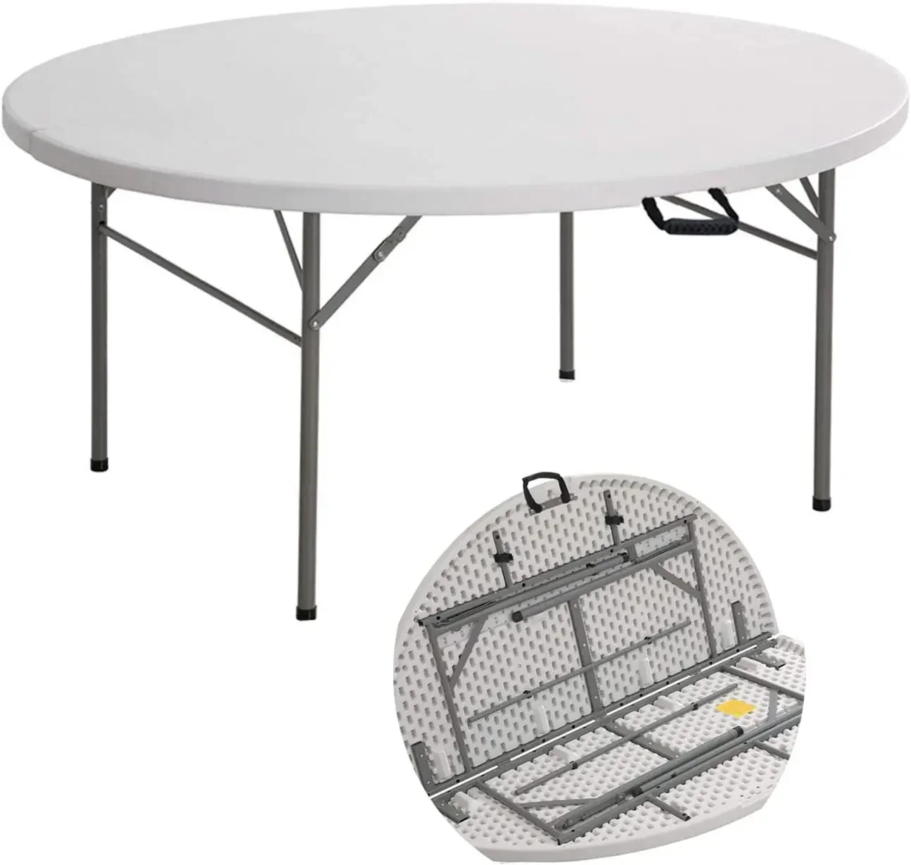 Excellent Quality NEW arrival 48" Round Folding Table Round Table Plastic Kitchen Indoor Outdoor
Excellent Quality NEW arrival 48" Round Folding Table Round Table Plastic Kitchen Indoor Outdoor
