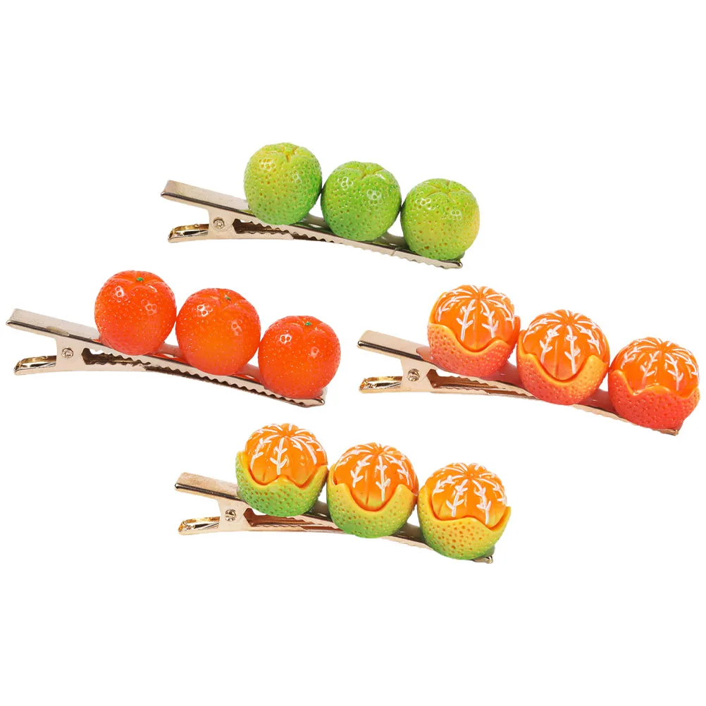 4 Pcs Simulated Orange Hairpin Realistic Fruit Accessories Women Girls Small Metal Hair Clips Cute Kawaii Hair Decorations
4 Pcs Simulated Orange Hairpin Realistic Fruit Accessories Women Girls Small Metal Hair Clips Cute Kawaii Hair Decorations
