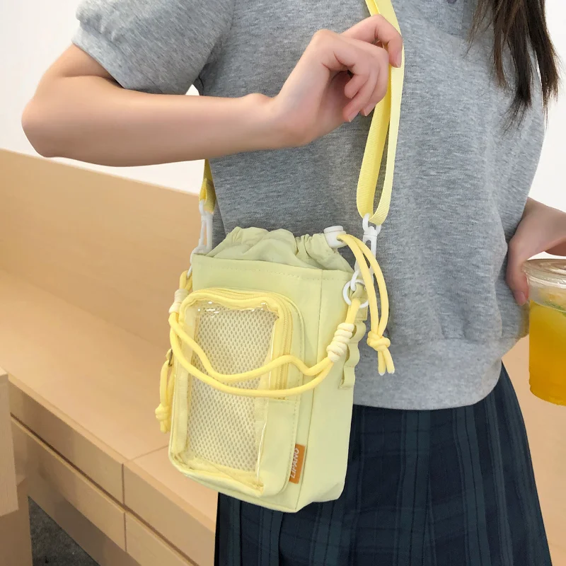 Small Outdoor Portable Water Bottle Bag Girl Student Casual Mobile Phone Bag Waterproof Shoulder Crossbody for Women 2026 Yellow
Small Outdoor Portable Water Bottle Bag Girl Student Casual Mobile Phone Bag Waterproof Shoulder Crossbody for Women 2026 Yellow