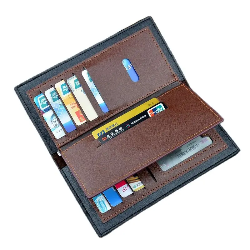 Coffee Purse Long Wallet PU Leather Man Wallet Multi-card Money Clip Business Card Holder Slim Wallet For Men Carteira masculina
Coffee Purse Long Wallet PU Leather Man Wallet Multi-card Money Clip Business Card Holder Slim Wallet For Men Carteira masculina