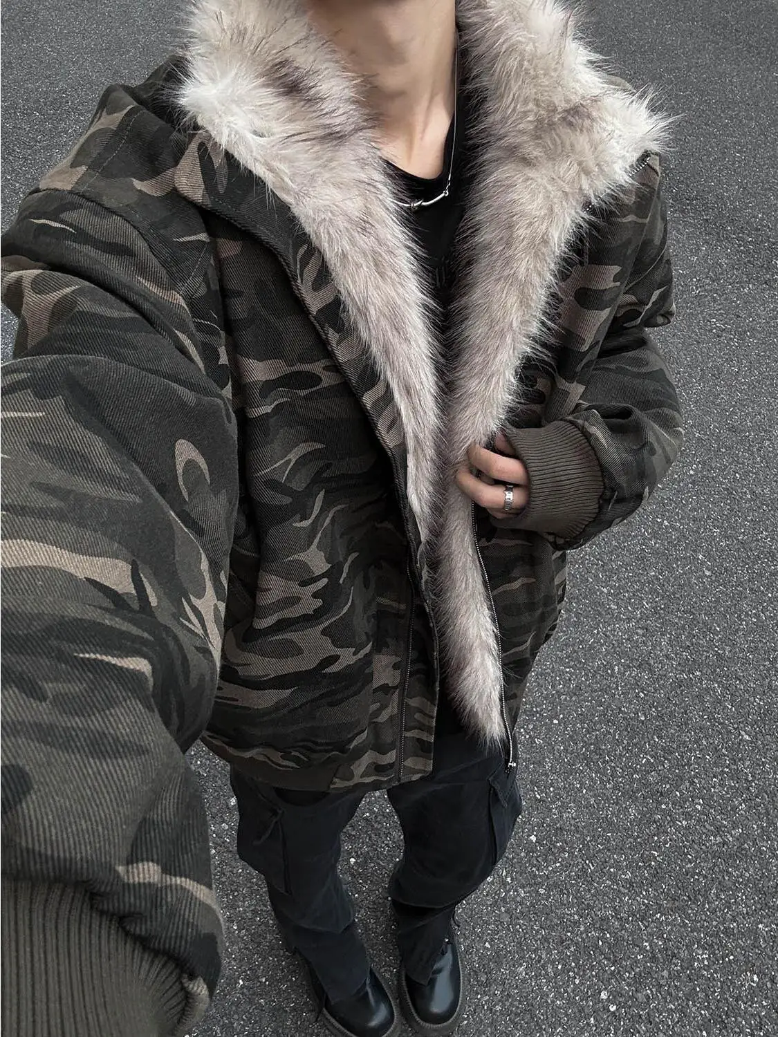 Cleanfit Men's Winter Jaet Fce Lined Thi Warm Camouflage Workwear Cotton Coat Hooded Zipper Closure Casual Outerwear
Cleanfit Men's Winter Jaet Fce Lined Thi Warm Camouflage Workwear Cotton Coat Hooded Zipper Closure Casual Outerwear