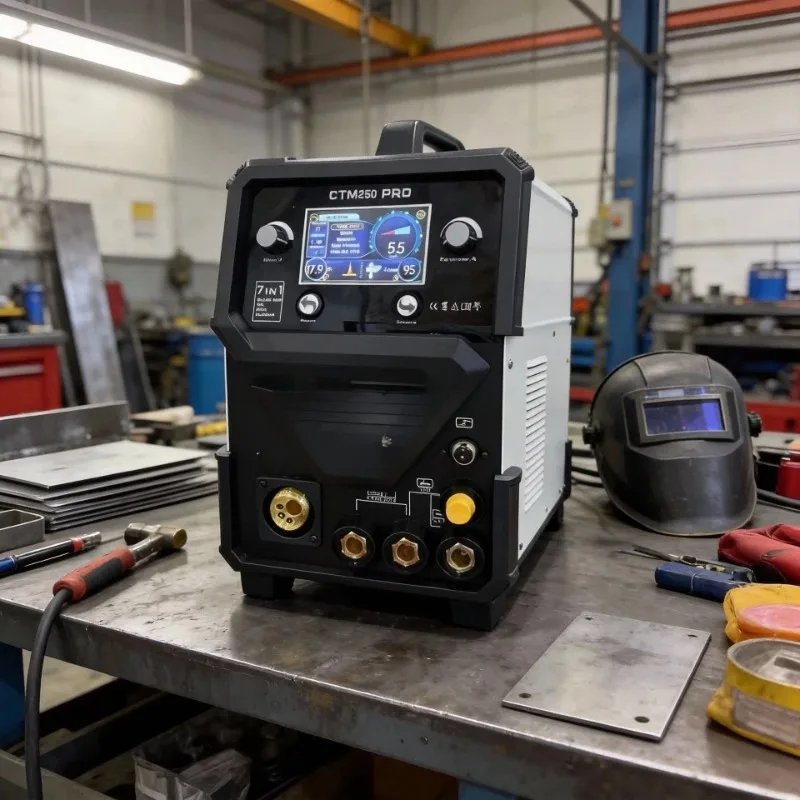 7IN1 Plasma Cutter 220V CTM250 Double Pulse Aluminum Welding Machine IGBT Inverter Technology
7IN1 Plasma Cutter 220V CTM250 Double Pulse Aluminum Welding Machine IGBT Inverter Technology