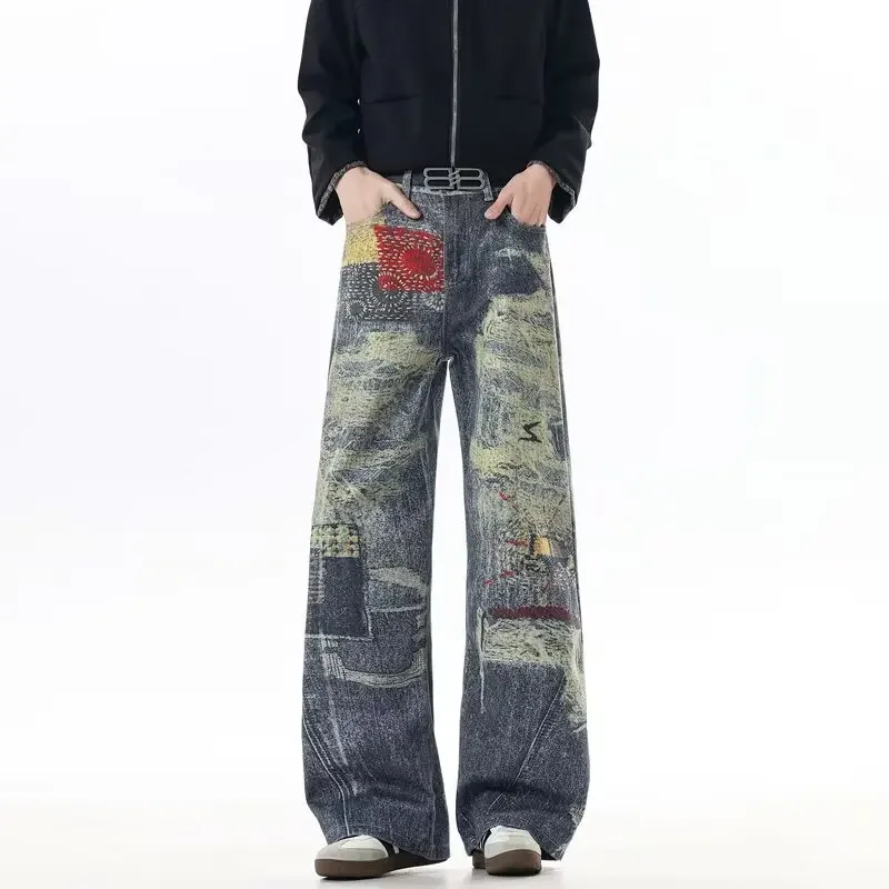 Y2K американские уличные женские джинсы в стиле ретро, повседневные свободные женские джинсы, модные простые базовые прямые брюки, женские шикарные
Y2K американские уличные женские джинсы в стиле ретро, повседневные свободные женские джинсы, модные простые базовые прямые брюки, женские шикарные