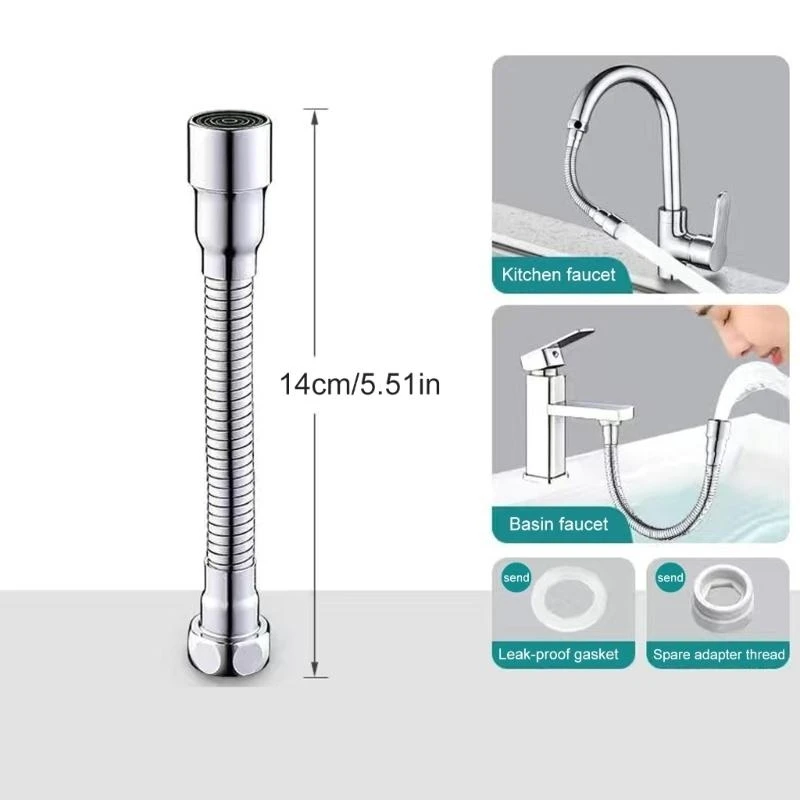652F Stainless Steel Tap Hose Extension Aerator Extenders Filter Extension Aerator for Kitchen and Bathroom Tap Extend
652F Stainless Steel Tap Hose Extension Aerator Extenders Filter Extension Aerator for Kitchen and Bathroom Tap Extend
