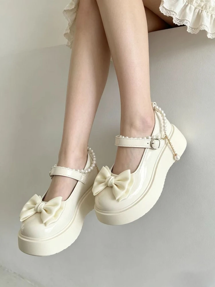 Girls Mary Jane Shoes 2026 New Lolita Bowknot Leather Flats Japanese School Uniform Preppy British Style Women Loafers
Girls Mary Jane Shoes 2026 New Lolita Bowknot Leather Flats Japanese School Uniform Preppy British Style Women Loafers