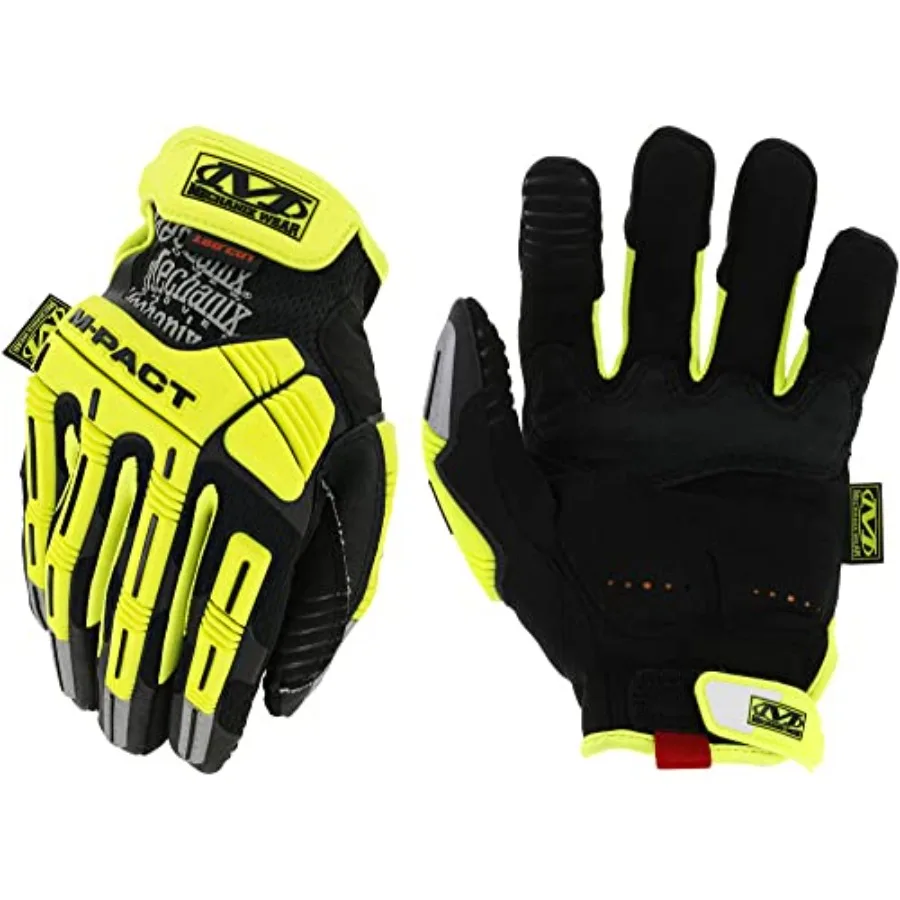 Hi-Viz M-Pact D5 Gloves - High-Visibility Impact Gloves - For Construction - Touchscreen Compatible - Breathable - Impact Prote
Hi-Viz M-Pact D5 Gloves - High-Visibility Impact Gloves - For Construction - Touchscreen Compatible - Breathable - Impact Prote