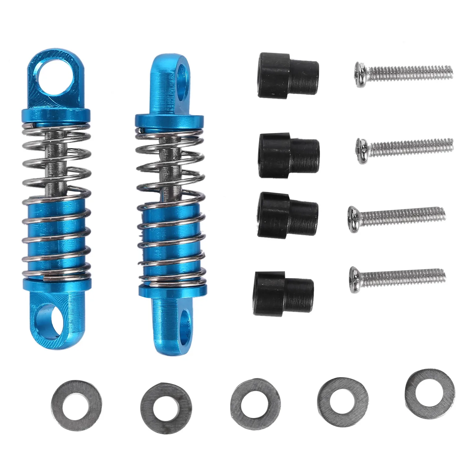 2Pcs 1/28 RC Aluminum Shock Absorbers for WLtoys RC Car K969 K989 K999 P929 4WD Short Course Drift Car Upgrade Parts-BlueCYGJ
2Pcs 1/28 RC Aluminum Shock Absorbers for WLtoys RC Car K969 K989 K999 P929 4WD Short Course Drift Car Upgrade Parts-BlueCYGJ