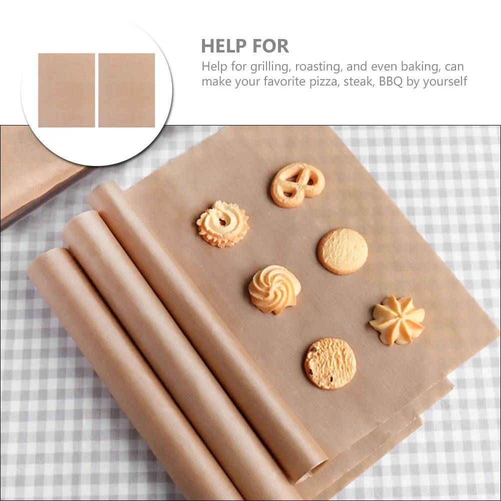2pcs Reusable Baking Sheets Heat Resistant Non Stick Grill Mat For Oven Baking Pizza Cookies Macaroon Pastry Bbq Roasting
2pcs Reusable Baking Sheets Heat Resistant Non Stick Grill Mat For Oven Baking Pizza Cookies Macaroon Pastry Bbq Roasting