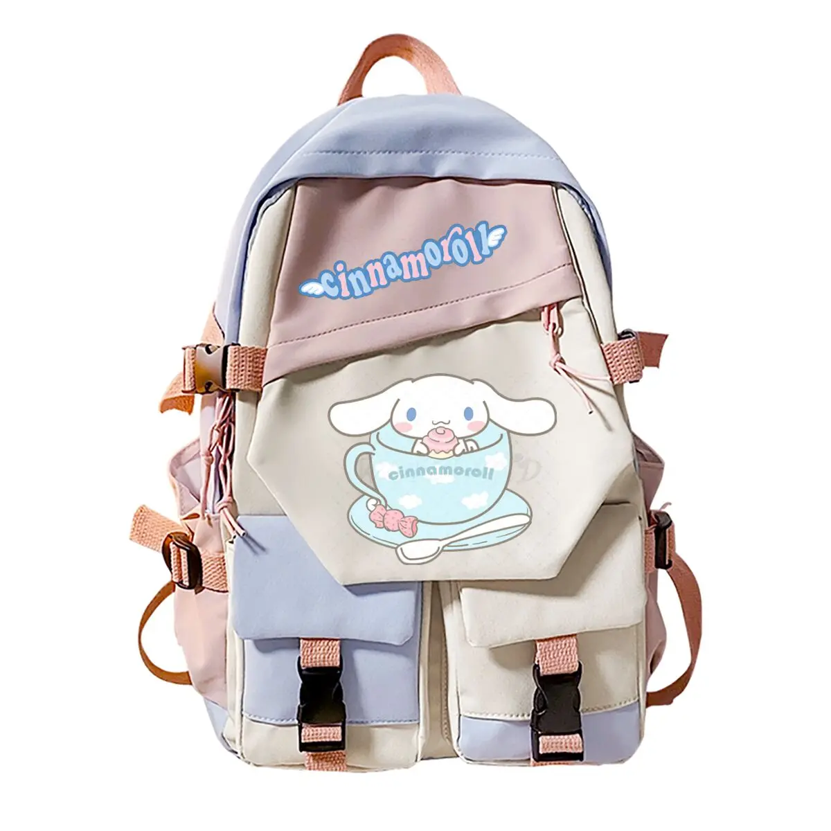 Cute Cartoon Cinnamoroll School Backpack for College Teeneger Students Schoolbags Children Kids Bookbag Trendy Women Travel Bags
Cute Cartoon Cinnamoroll School Backpack for College Teeneger Students Schoolbags Children Kids Bookbag Trendy Women Travel Bags