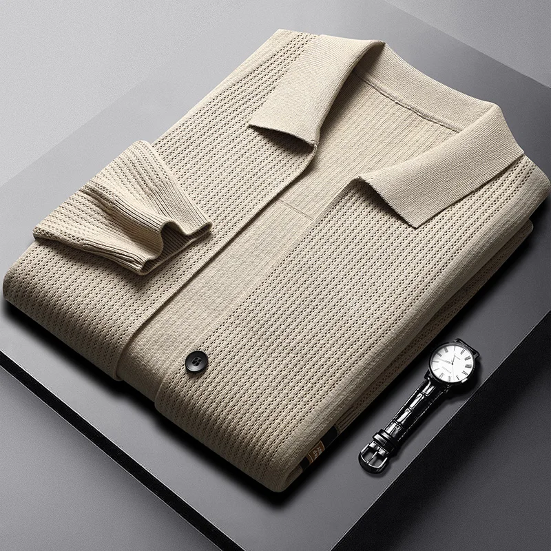 Высококачественный дизайн карманов трикотажный кардиган мужской стиль Осень 2025 Новый модный ретро темперамент рекреационный воротник свитер пальто
Высококачественный дизайн карманов трикотажный кардиган мужской стиль Осень 2025 Новый модный ретро темперамент рекреационный воротник свитер пальто