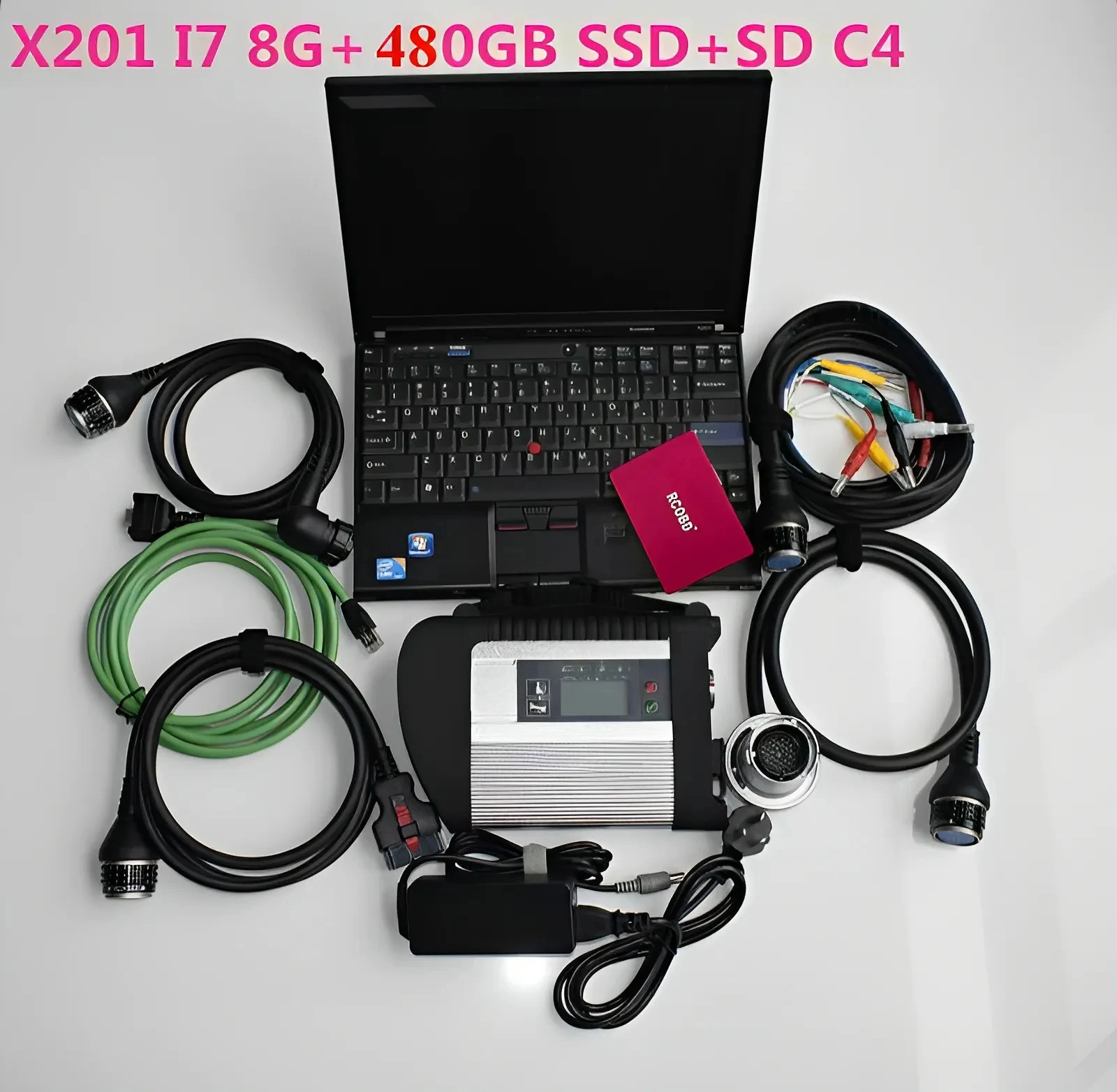 MB Star c4 Plus DOIP с Wi-Fi SD Connect Автоматический диагностический инструмент MB SD C4 HHT Полное программное обеспечение с ноутбуком x201 8G I7 CPU
MB Star c4 Plus DOIP с Wi-Fi SD Connect Автоматический диагностический инструмент MB SD C4 HHT Полное программное обеспечение с ноутбуком x201 8G I7 CPU
