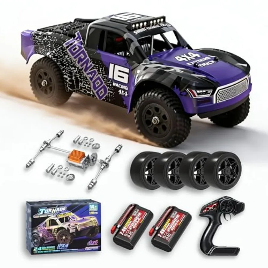 Remote Control RC Cars 1:16 Monster Truck Toys for Adult Boys 4WD Off-Road Metal Transmission High Speed Fast 40+ KPH 4X4 Water
Remote Control RC Cars 1:16 Monster Truck Toys for Adult Boys 4WD Off-Road Metal Transmission High Speed Fast 40+ KPH 4X4 Water