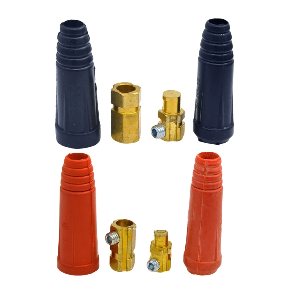 Reliable and Convenient Welding Cable Panel ConnectorPlug DKJ1025 315Amp Quick Fitting Set Black and Red 2 Pair
Reliable and Convenient Welding Cable Panel ConnectorPlug DKJ1025 315Amp Quick Fitting Set Black and Red 2 Pair
