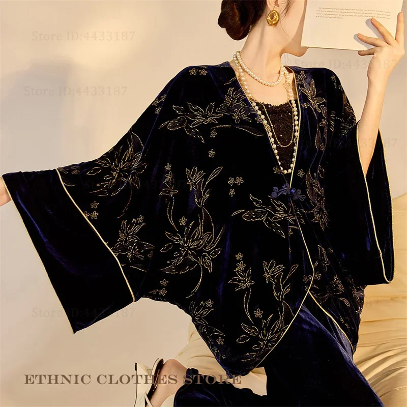 Традиционный китайский костюм в новом китайском стиле: элегантное женское кимоно-кардиган с юбкой и пальто Ханьфу для Весеннего фестиваля и Нового года
Традиционный китайский костюм в новом китайском стиле: элегантное женское кимоно-кардиган с юбкой и пальто Ханьфу для Весеннего фестиваля и Нового года