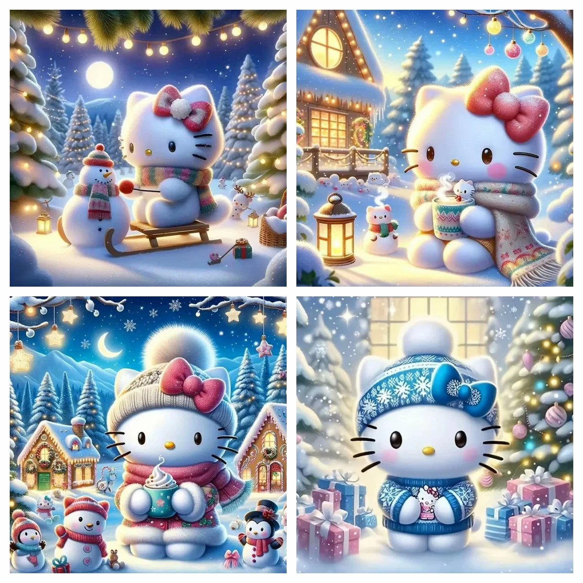 2024 New Sanrio Hello Kitty Diamond Painting 5D DIY Winter Drill Embroidery Christmas Home Decoration Cross Stitch Kid's Giftss
2024 New Sanrio Hello Kitty Diamond Painting 5D DIY Winter Drill Embroidery Christmas Home Decoration Cross Stitch Kid's Giftss