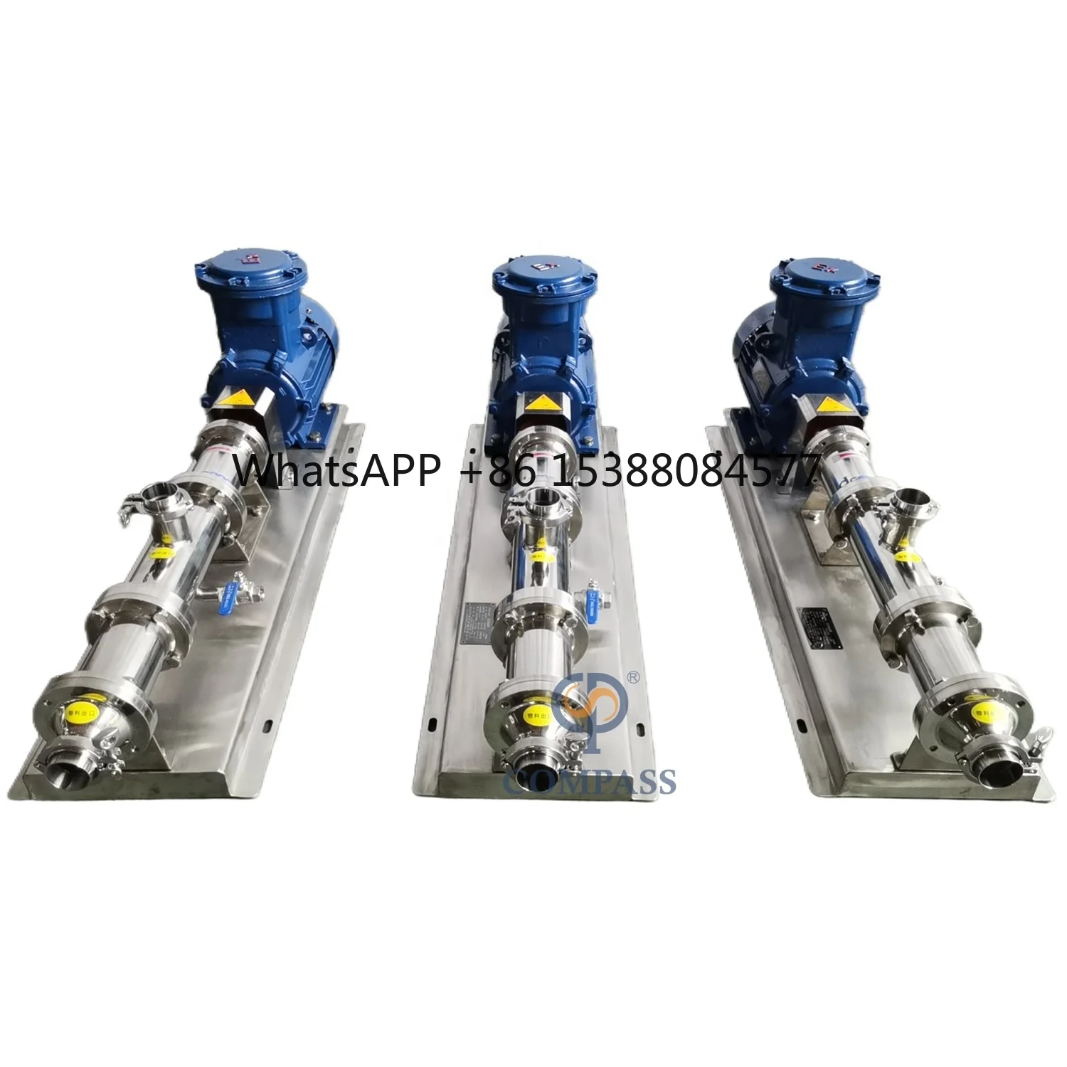 Food Grade Stainless Steel SS304 Progressive Cavity Pump High Viscosity 3HP Liquid Transfer Eccentric Mono Screw Pump
Food Grade Stainless Steel SS304 Progressive Cavity Pump High Viscosity 3HP Liquid Transfer Eccentric Mono Screw Pump