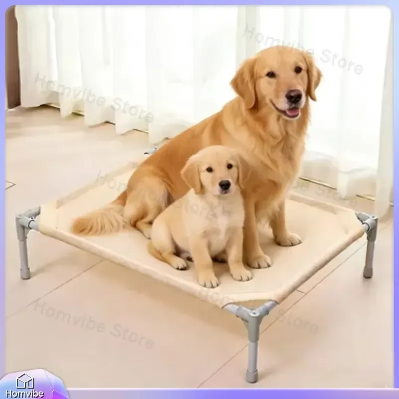 Heavy Duty Elevated Pet Bed for Dogs and Cats All Season Removable Mesh Moisture Proof Cooling Orthopedic Dog Bed Small
Heavy Duty Elevated Pet Bed for Dogs and Cats All Season Removable Mesh Moisture Proof Cooling Orthopedic Dog Bed Small