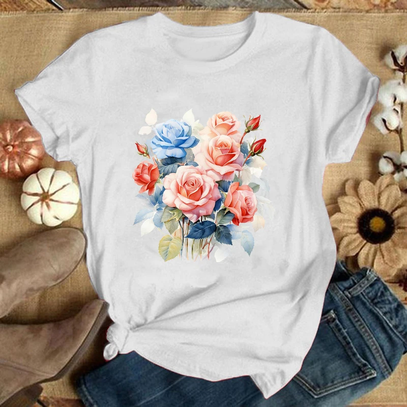 Funny Flower Print T-Shirt Summer Casual Graphic T Shirt Women Men Short Sleeve Round Neck Shirts(Premium T-shirt)
Funny Flower Print T-Shirt Summer Casual Graphic T Shirt Women Men Short Sleeve Round Neck Shirts(Premium T-shirt)