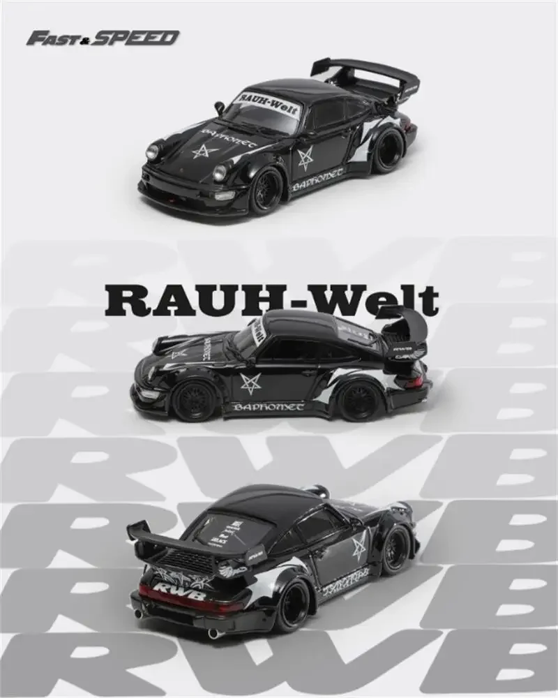 Быстрая скорость 1:64 RWB964, литая под давлением модель автомобиля Бафомета
Быстрая скорость 1:64 RWB964, литая под давлением модель автомобиля Бафомета