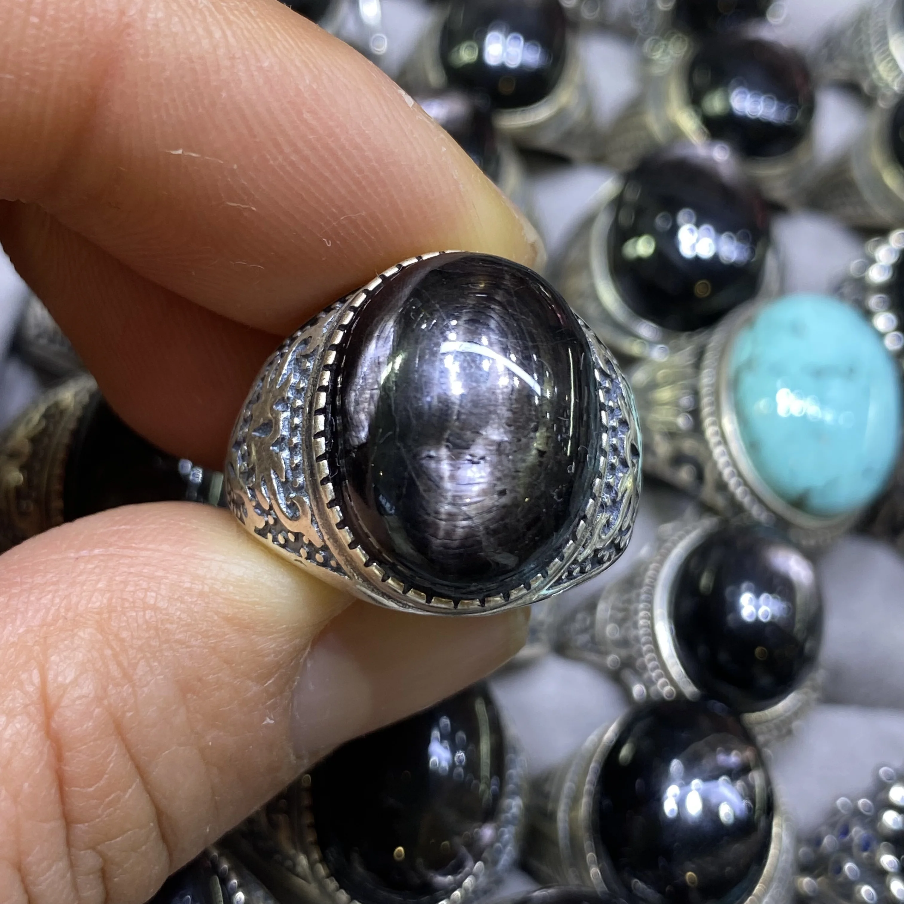 Unit One Piece 925 Silver With Natural Flash Hypersthene Gemstone Crystal Men Finger-rings For Gift
Unit One Piece 925 Silver With Natural Flash Hypersthene Gemstone Crystal Men Finger-rings For Gift