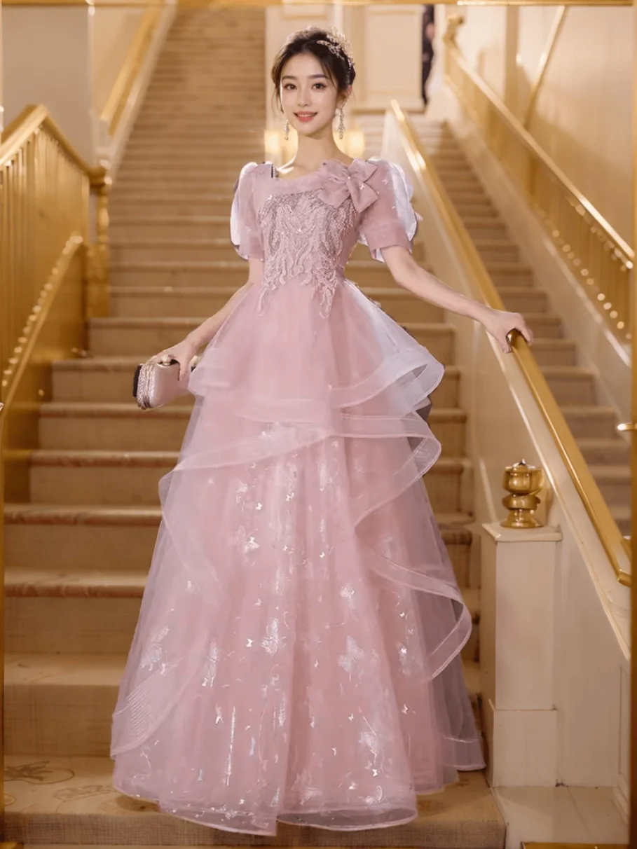 Pink aduation Gown for High School Girls Host Art Exam New 2025 Sle Princ Ball Gown ort Sve Long Dr
Pink aduation Gown for High School Girls Host Art Exam New 2025 Sle Princ Ball Gown ort Sve Long Dr