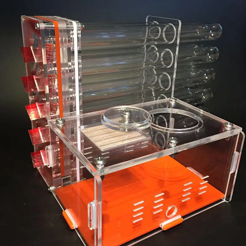 DIY Acrylic Ant Farm 12 Test Tubes Ant House with Feeding Area Ant Nest Workshop Insect Pet Anthill 14*14*15cm
DIY Acrylic Ant Farm 12 Test Tubes Ant House with Feeding Area Ant Nest Workshop Insect Pet Anthill 14*14*15cm