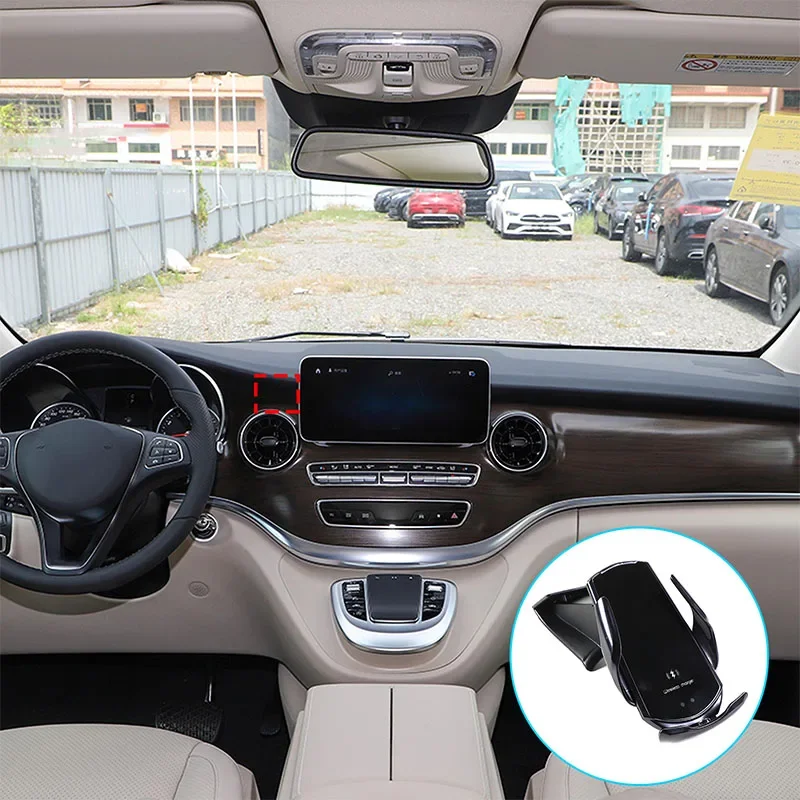 For Mercedes Benz V Class V260 16-21 Black Car Console Air Vent Mobile Phone Holder GPS Navigation Bracket Interior Accessories
For Mercedes Benz V Class V260 16-21 Black Car Console Air Vent Mobile Phone Holder GPS Navigation Bracket Interior Accessories