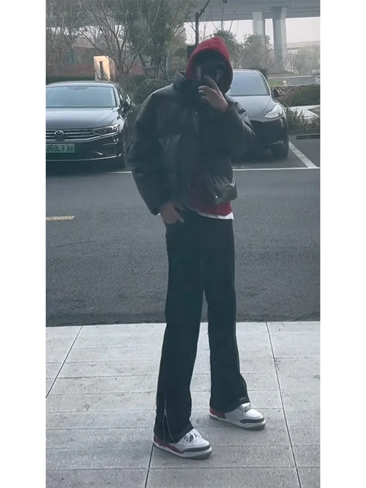 Мужские брюки Cleanfit прямого кроя с микро-клешем для осени и зимы, в американском уличном стиле, с уникальным дизайном, повседневные брюки
Мужские брюки Cleanfit прямого кроя с микро-клешем для осени и зимы, в американском уличном стиле, с уникальным дизайном, повседневные брюки