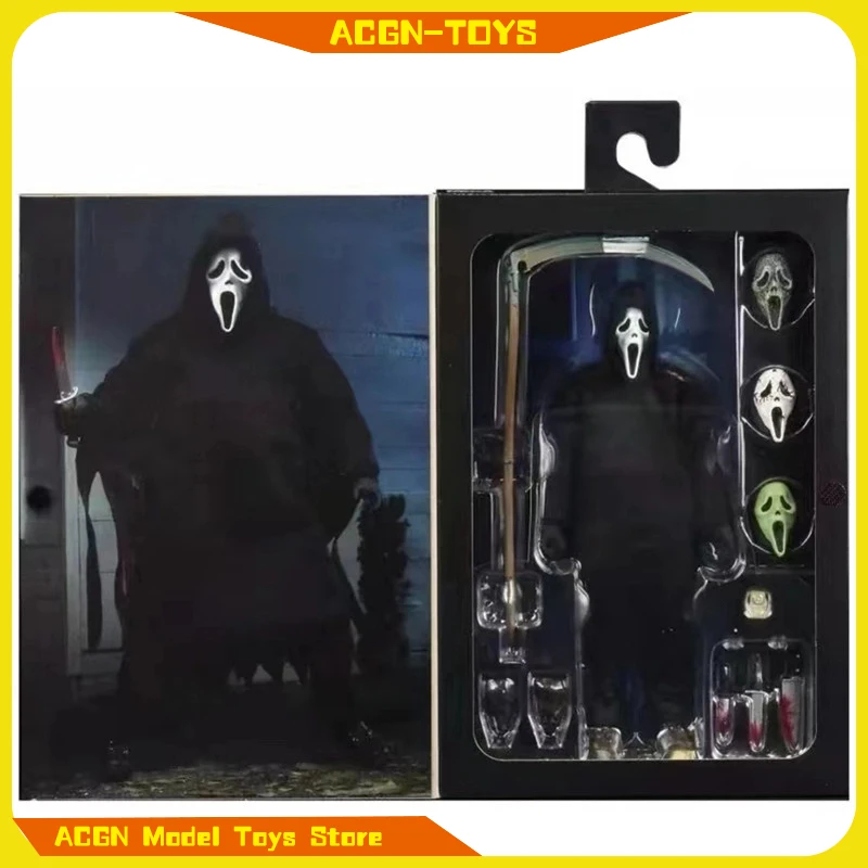18cm Movie Peripherals Scream Action Figure Toy Terror Ghostface Killer High Quality Figure Toy Collect Gift Game Desktop Gk Toy
18cm Movie Peripherals Scream Action Figure Toy Terror Ghostface Killer High Quality Figure Toy Collect Gift Game Desktop Gk Toy