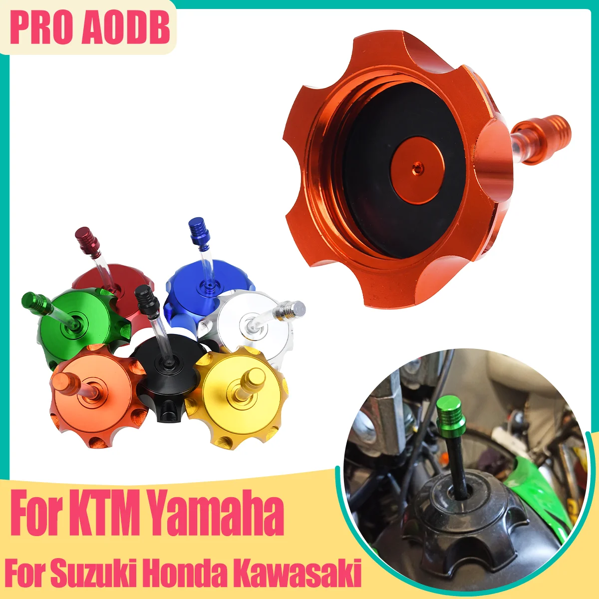 For Yamaha Kawasaki 50mm CNC Aluminum Racing Gas Fuel Tank Cap With Vent Cap For Honda KTM Suzuki ATV Dirt bike Universal Parts
For Yamaha Kawasaki 50mm CNC Aluminum Racing Gas Fuel Tank Cap With Vent Cap For Honda KTM Suzuki ATV Dirt bike Universal Parts