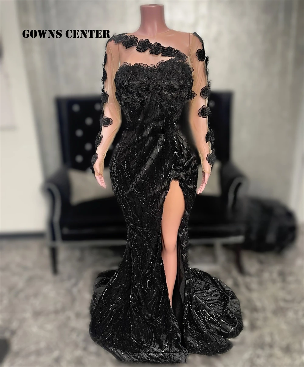 Изысканное черное кружевное платье с цветочной аппликацией Aso Ebi выпускное платье с длинными рукавами из бисера африканские элегантные вечерние платья для женщин Роскошные
Изысканное черное кружевное платье с цветочной аппликацией Aso Ebi выпускное платье с длинными рукавами из бисера африканские элегантные вечерние платья для женщин Роскошные