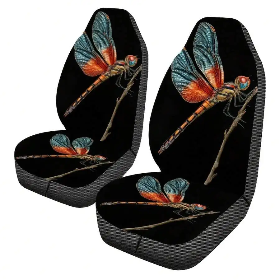 2-Piece Dragonfly Print Car Seat Covers Universal Front Bucket Seat Protectors Washable Breathable Fabric
2-Piece Dragonfly Print Car Seat Covers Universal Front Bucket Seat Protectors Washable Breathable Fabric