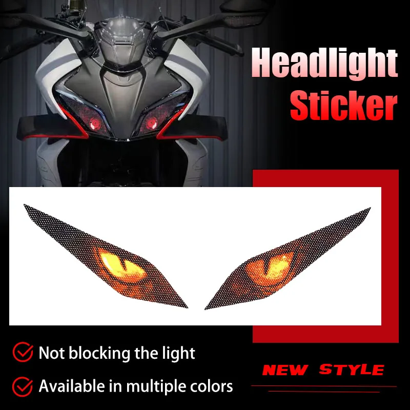 Motorcycle 3D Front Fairing Headlight Stickers Guard Head light protection Sticker For 450SR 2022-2024 For 250SR 2023
Motorcycle 3D Front Fairing Headlight Stickers Guard Head light protection Sticker For 450SR 2022-2024 For 250SR 2023