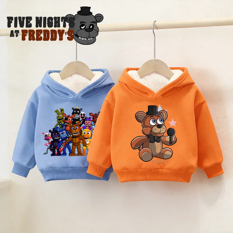 Five Nights At Freddys Thicked Hoodies Girls Boys Anime Bear Print Sweatshirt Autumn Winter Horror Pullover Long Sleeves Clothes
Five Nights At Freddys Thicked Hoodies Girls Boys Anime Bear Print Sweatshirt Autumn Winter Horror Pullover Long Sleeves Clothes