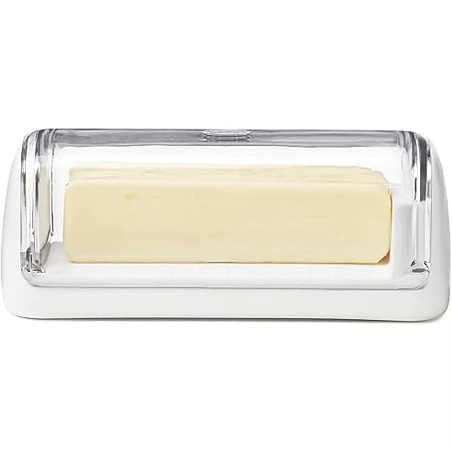 Butter Dish with Built-In Slicer Lid - Fits Long and Short Sticks, Measurement Marks, Keeps Butter Fresh for Easy Slicing
Butter Dish with Built-In Slicer Lid - Fits Long and Short Sticks, Measurement Marks, Keeps Butter Fresh for Easy Slicing