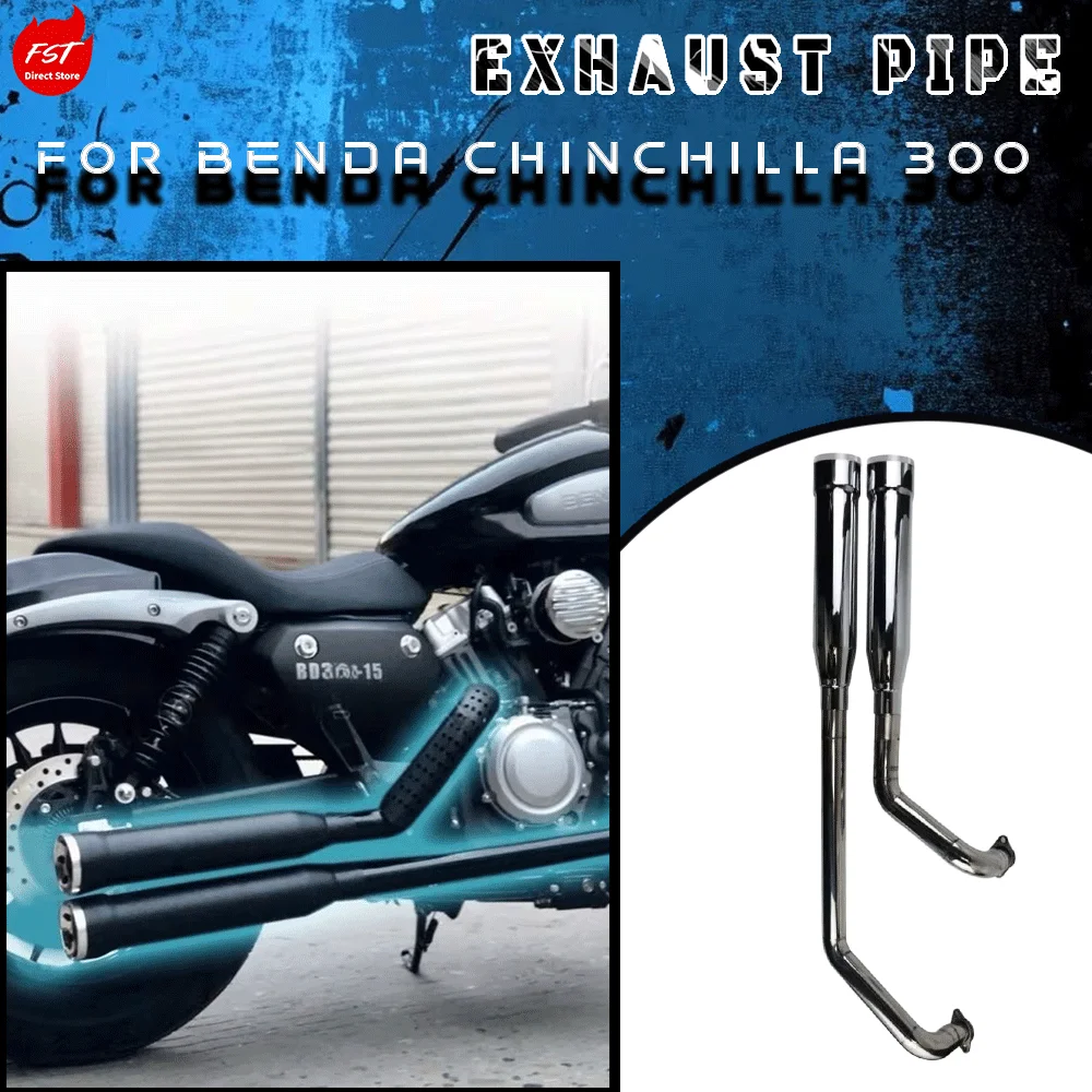 Cobra Dual Out Exhaust Fit Benda Chinchilla 300 Heavy Bass Horse Sound Removable DB Killer
Cobra Dual Out Exhaust Fit Benda Chinchilla 300 Heavy Bass Horse Sound Removable DB Killer