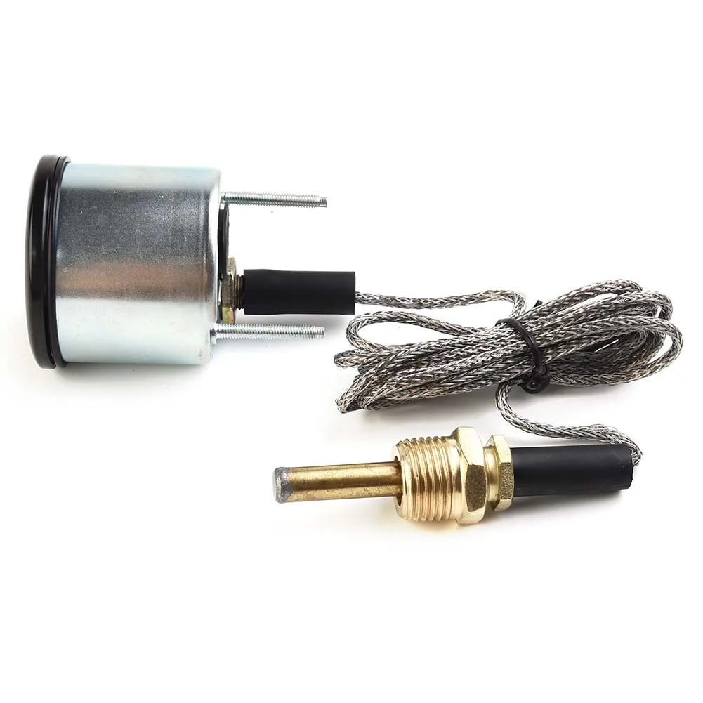 ABS+Metal Water Temperature Gauge Meter Pointer Mechanical Temperature Sensor With Sensor 130℃/265℉ 52mm High Quality Practical
ABS+Metal Water Temperature Gauge Meter Pointer Mechanical Temperature Sensor With Sensor 130℃/265℉ 52mm High Quality Practical