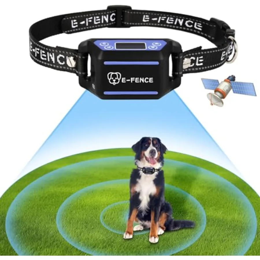 Wireless GPS Dog Collar Fence for backyard escape prevention camping waterproof silicone black no monthly fee adjustable beep/v
Wireless GPS Dog Collar Fence for backyard escape prevention camping waterproof silicone black no monthly fee adjustable beep/v